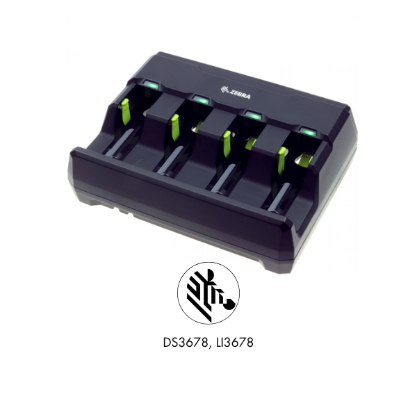 Zebra DS3678/ LI3678 4-Slot Battery Charger (SAC3600-4001CR)